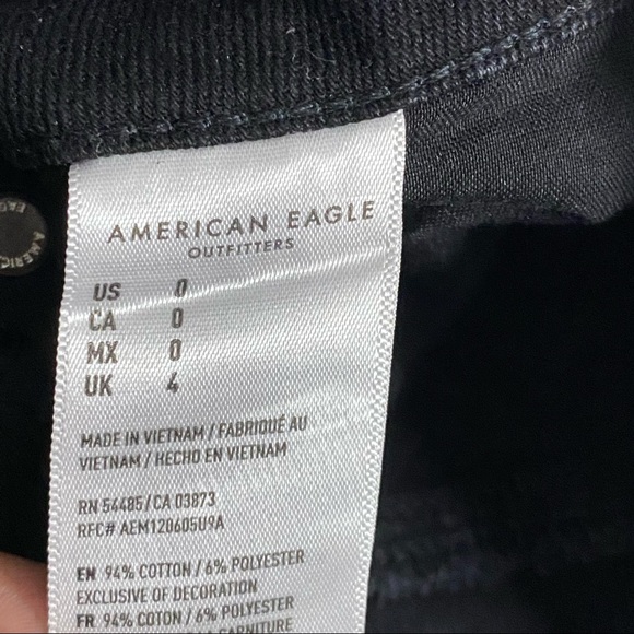 AMERICAN EAGLE Black Denim Mini Skirt - Picture 6 of 6